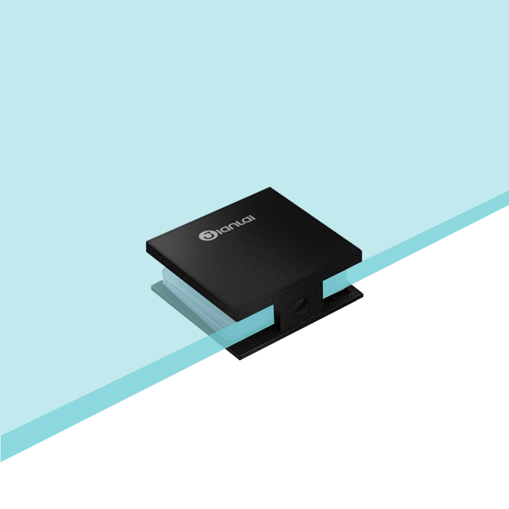 مشبك زجاجي مثبت على الحائط من الفولاذ المقاوم للصدأ بدرجة 0