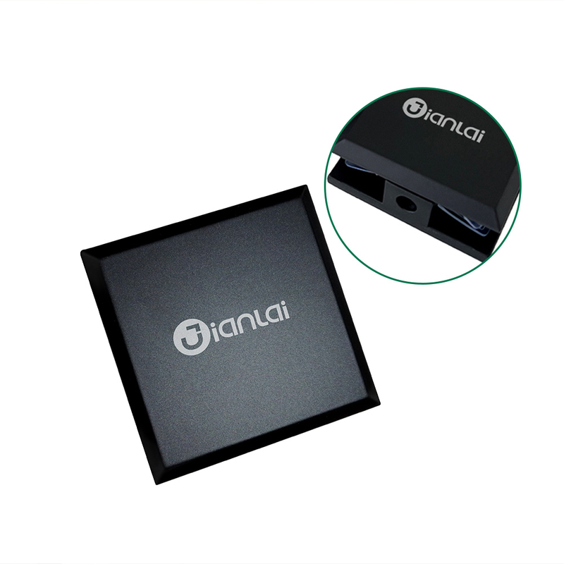 مشبك زجاجي مثبت على الحائط من الفولاذ المقاوم للصدأ بدرجة 0