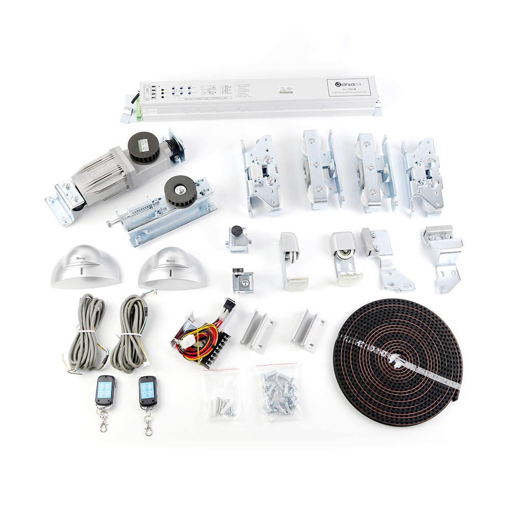 باب زجاجي منزلق كهربائي، محرك بوابة، نظام مدخل تلقائي ذكي، مشغل تلقائي